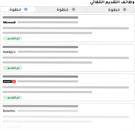 معاينة وظائف التقديم التلقائي - د.جوب