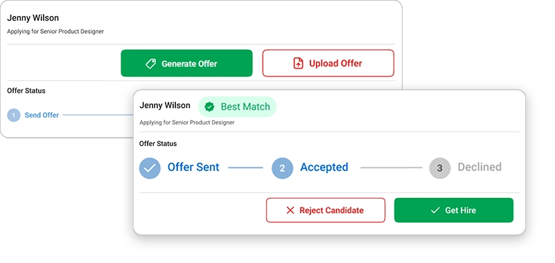 Send offers and hire candidates - Dr.Job